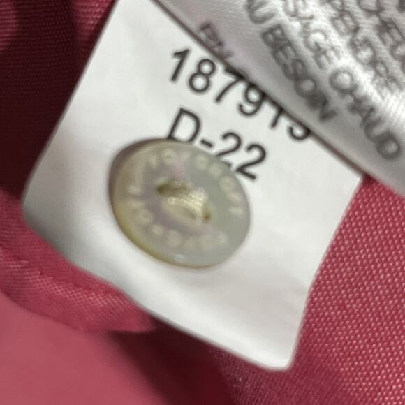 Foxcroft NYC Button Up Collared Shirt Blouse Womens 24W Non Iron Pockets Top - Picture 12 of 13